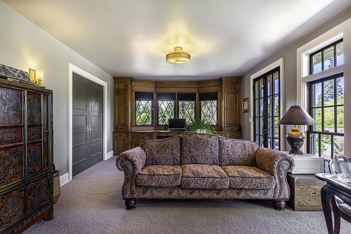 Original staircase in the main house living room.