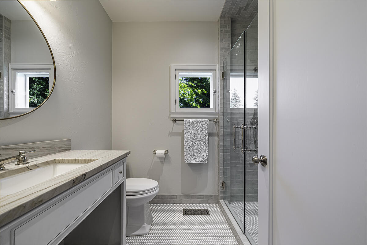 Guest house kitchen.